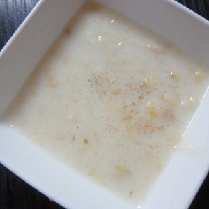 カレーをリメイク☆カレー風味のミルクスープ